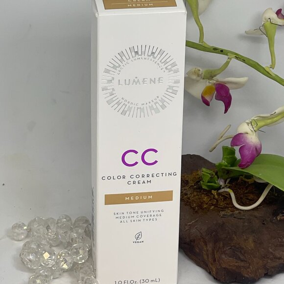 Lumene CC Color Correcting Cream - Medium - 1 fl oz/30 ml Full Size - New in Box - Picture 5 of 5